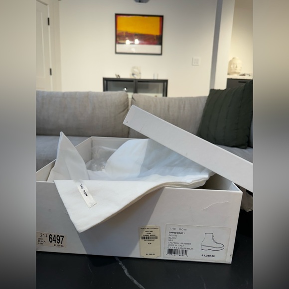 The Row Zippered Platform Combat Boots - Picture 4 of 11